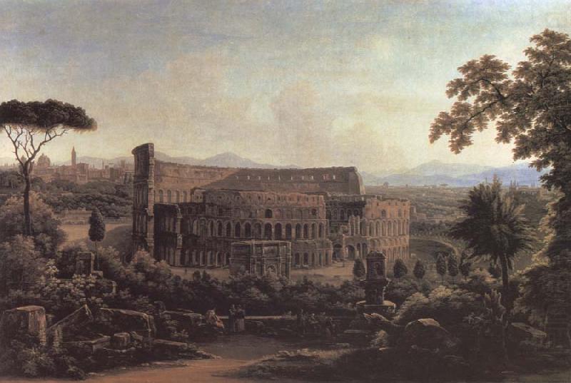 A View in rome.the colosseum, unknow artist